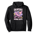 Skater Gonna Skate Roller Skate Roller Hoodie - Minimalist Print Unisex - T-Shirt, Sweatshirt, Hoodie