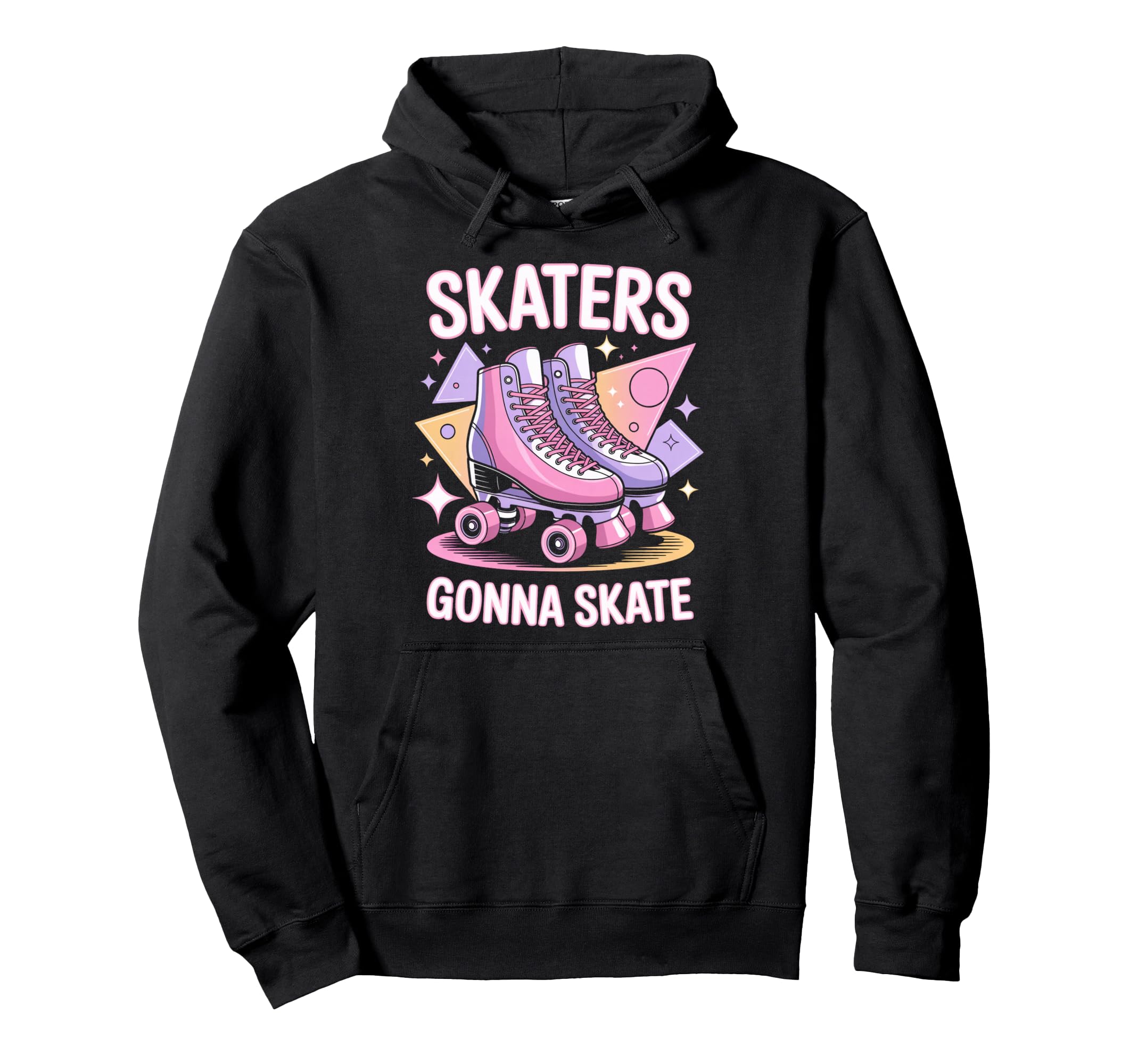 Skater Gonna Skate Roller Skate Roller Hoodie - Minimalist Print Unisex - T-Shirt, Sweatshirt, Hoodie