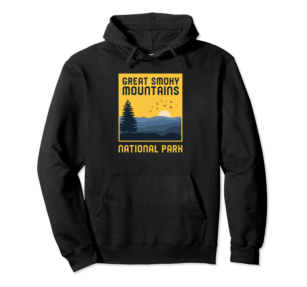 Great Smoky Mountains National Park Hoodie - Minimalist Print Unisex - T-Shirt, Sweatshirt, Hoodie