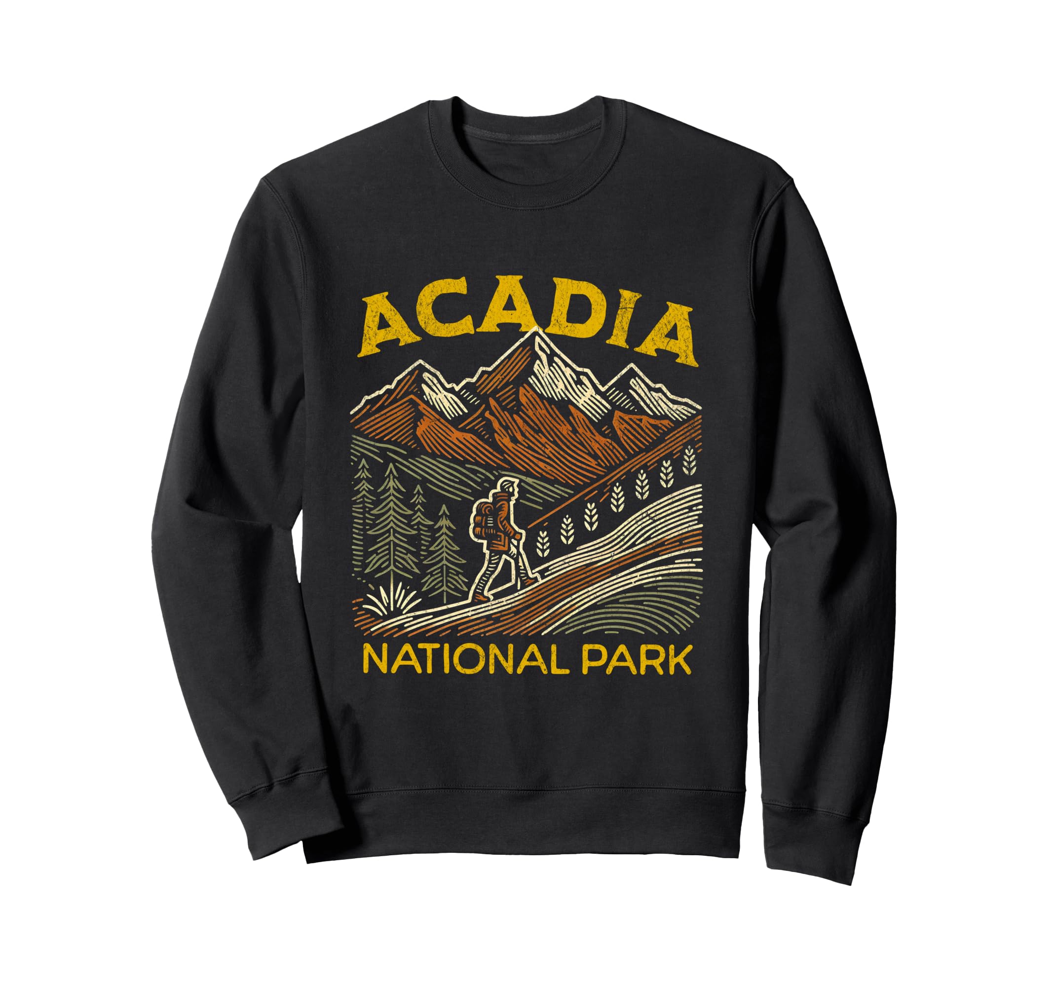 Acadia National Park Alaska Sweatshirt - Novelty Apparel for Adults - T-Shirt, Sweatshirt, Hoodie