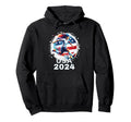 American Flag Soccer Womens Soccer Hoodie - Minimalist Print Men Women - T-Shirt, Sweatshirt, Hoodie