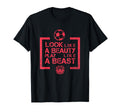 Like Beauty Play Like Beast Womens T-Shirt - Graphic Print for Adults - T-Shirt, Sweatshirt, Hoodie