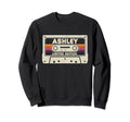 Ashley First Name Cassette Tape Sweatshirt - Custom Art Print for Adults - T-Shirt, Sweatshirt, Hoodie