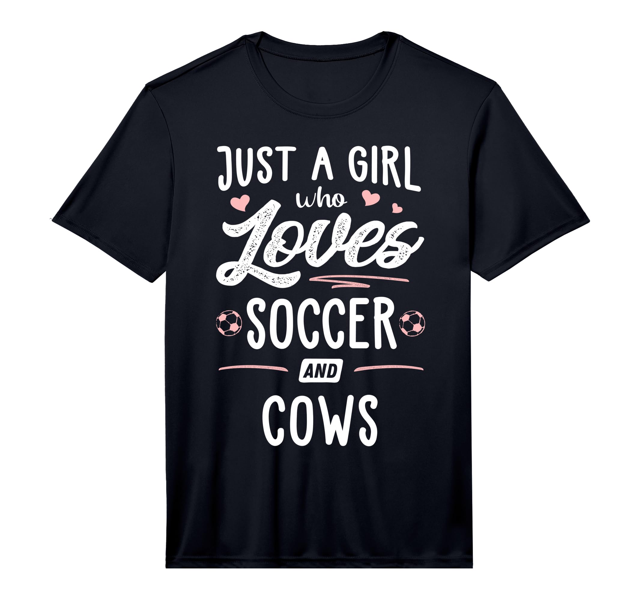 Just Who Loves Soccer And Cows T-Shirt - Fun Novelty Design for Adults - T-Shirt, Sweatshirt, Hoodie
