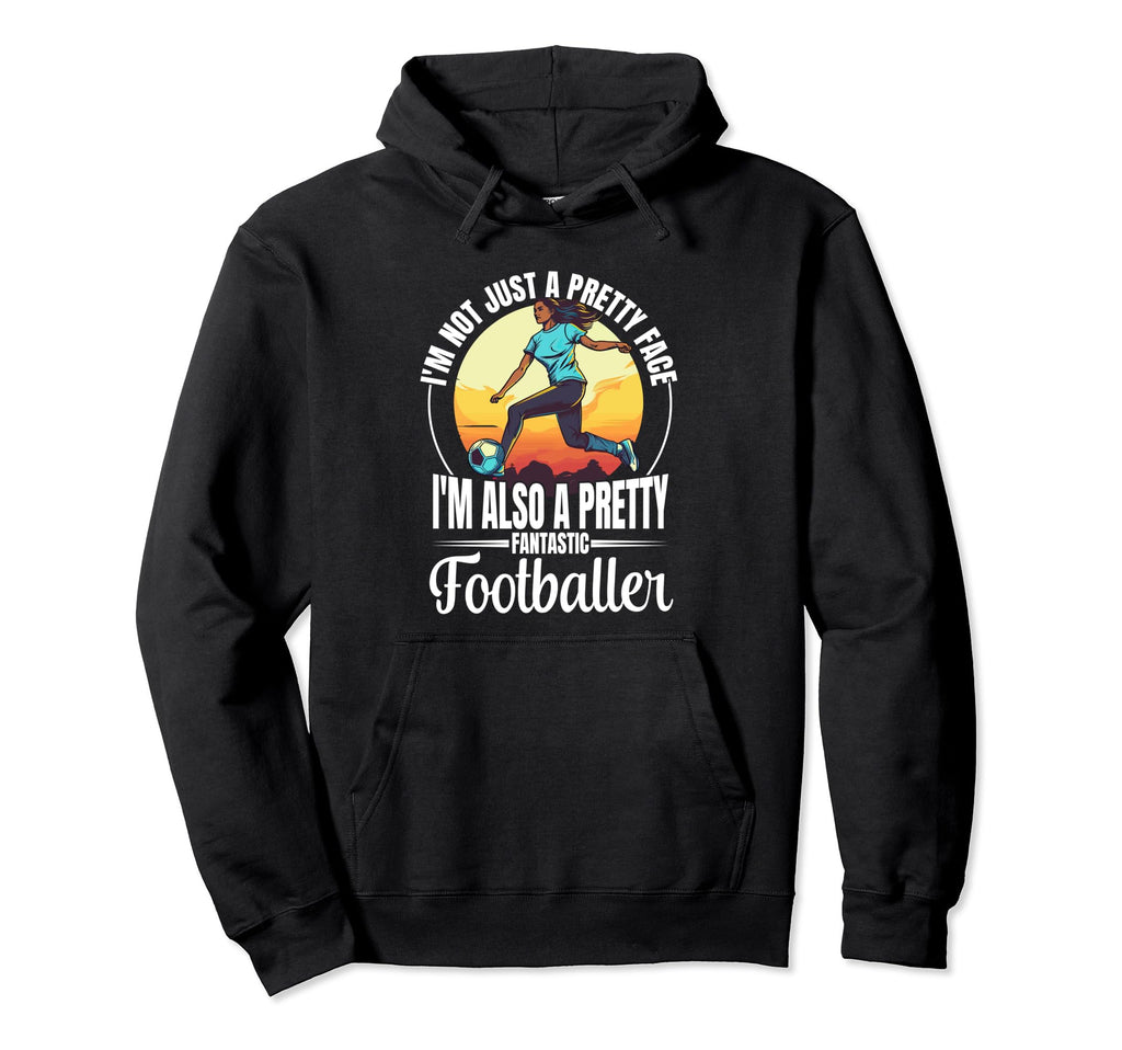 Football Game Lovers Footballer Hoodie - Aesthetic Graphic for Adults - T-Shirt, Sweatshirt, Hoodie