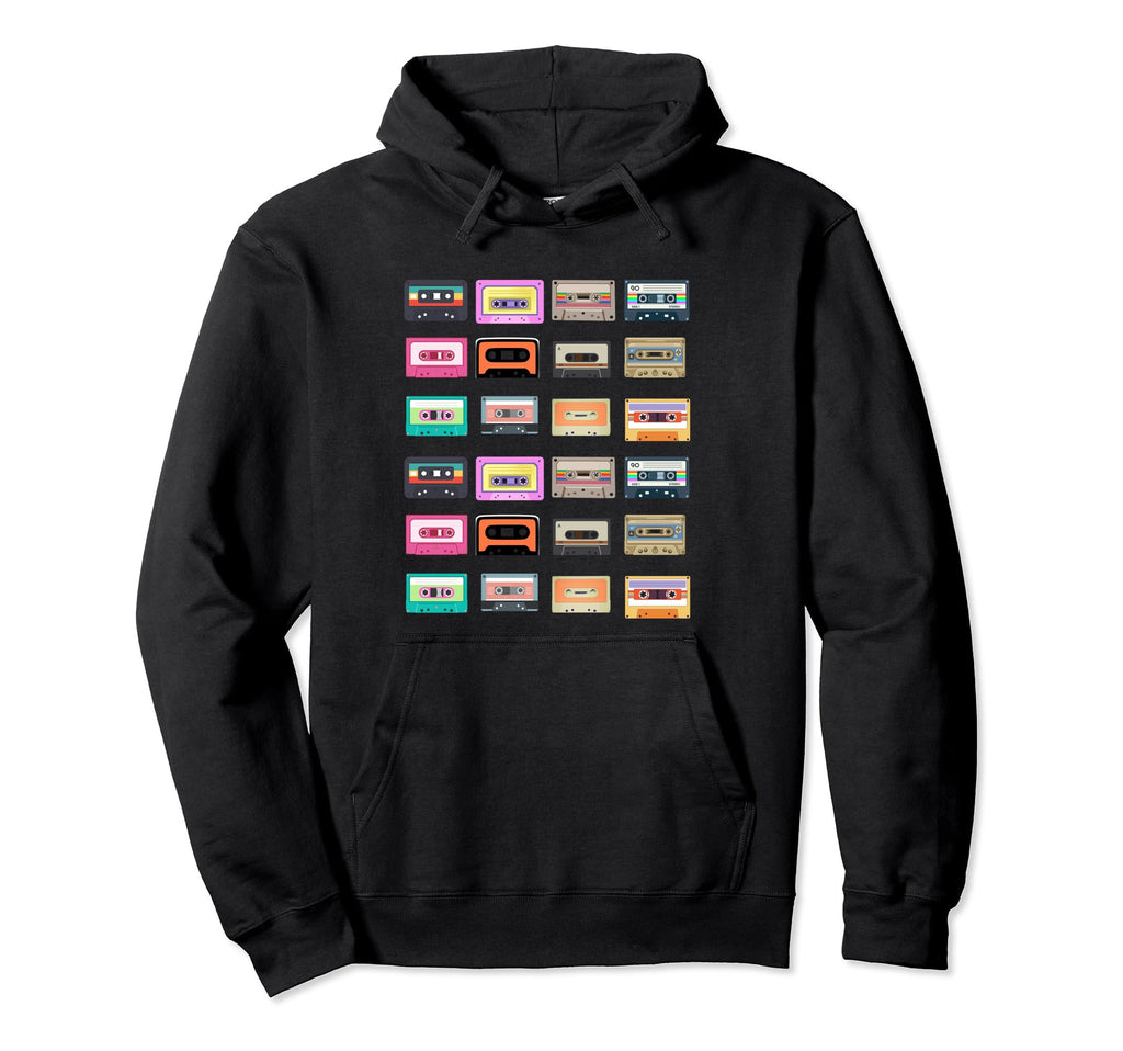 Cassette Tapes 80S 90S Music Hoodie - Custom Art Print Men Women - T-Shirt, Sweatshirt, Hoodie