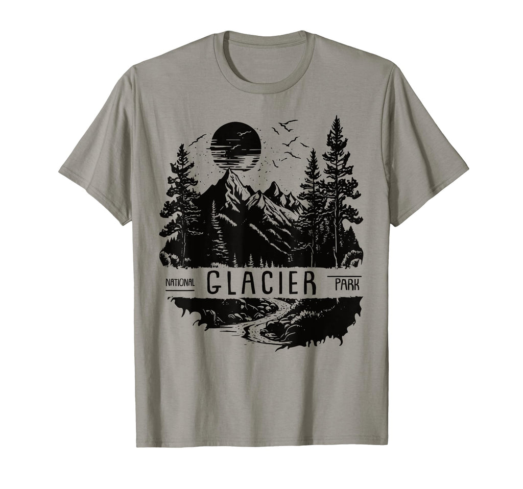 Glacier National Park Us Glacier T-Shirt - Graphic Print for Adults - T-Shirt, Sweatshirt, Hoodie