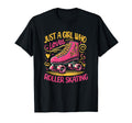 Just Who Loves Roller Skating T-Shirt - Minimalist Print for Adults - T-Shirt, Sweatshirt, Hoodie