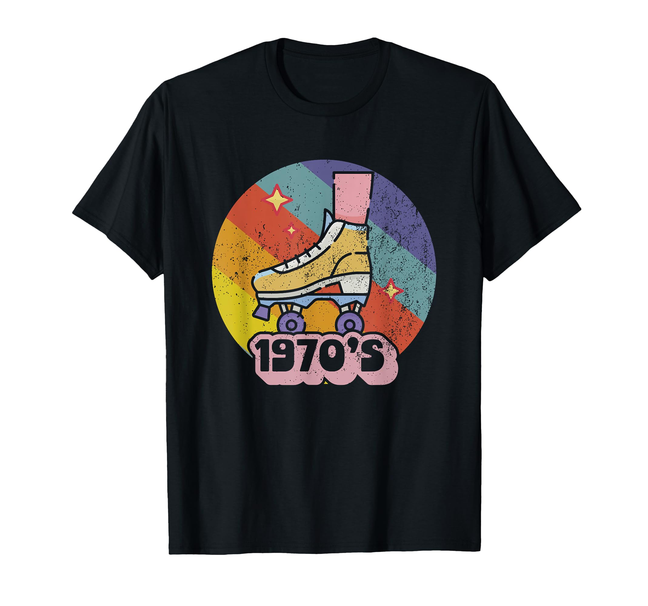 70S Roller Skates 1970S T-Shirt - Trendy Graphic for Adults - T-Shirt, Sweatshirt, Hoodie