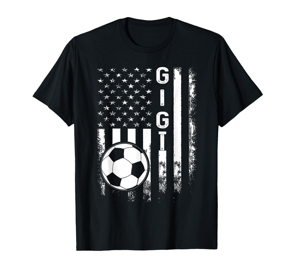 Soccer Gigi American Flag T-Shirt - Aesthetic Graphic Men Women - T-Shirt, Sweatshirt, Hoodie