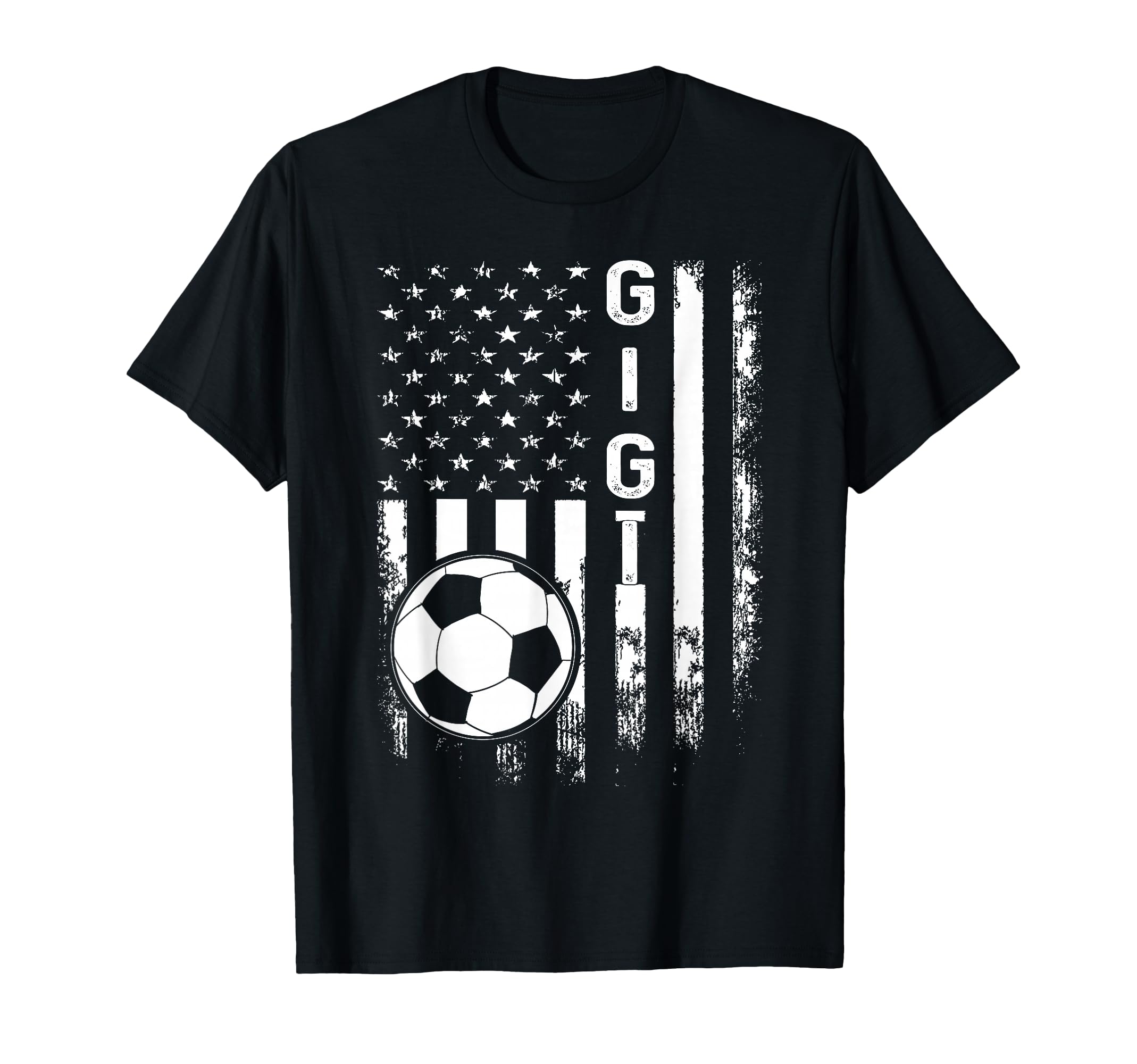 Soccer Gigi American Flag T-Shirt - Aesthetic Graphic Men Women - T-Shirt, Sweatshirt, Hoodie