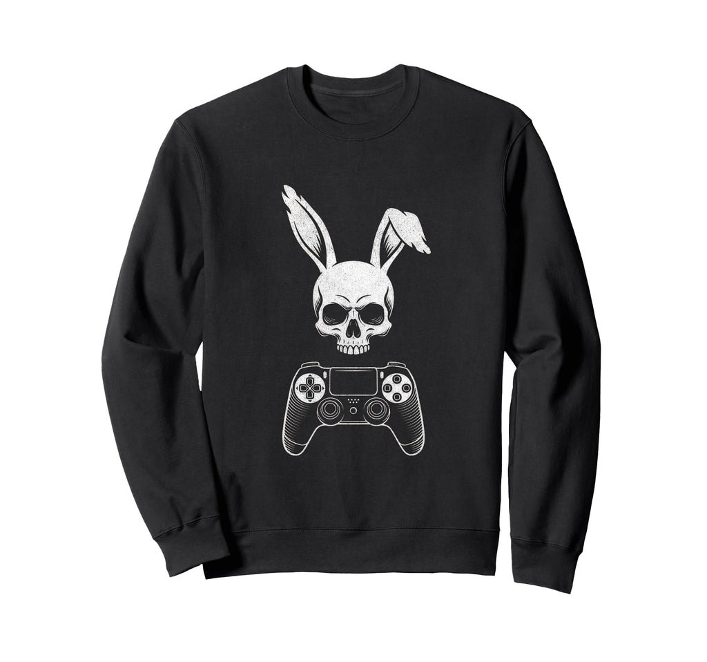 Get All Eggs Pixel Art Bunny Sweatshirt - Aesthetic Graphic Men Women - T-Shirt, Sweatshirt, Hoodie