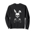 Get All Eggs Pixel Art Bunny Sweatshirt - Aesthetic Graphic Men Women - T-Shirt, Sweatshirt, Hoodie