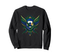 Brazil Football Green Yellow Soccer Sweatshirt - Graphic Print Men Women - T-Shirt, Sweatshirt, Hoodie