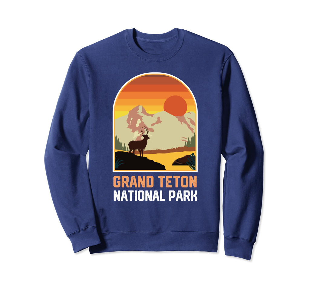 Grand Teton National Park Sunset Sweatshirt - Graphic Print Unisex - T-Shirt, Sweatshirt, Hoodie