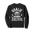 Funny Hockey Goalie Grandpa Hockey Sweatshirt - Graphic Print for Adults - T-Shirt, Sweatshirt, Hoodie