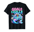 Goals And Gills Mermaid Soccer Ocean T-Shirt - Custom Art Print Unisex - T-Shirt, Sweatshirt, Hoodie