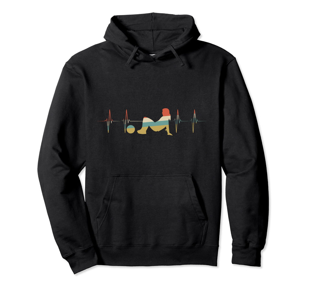 Crab Soccer Heartbeat Ecg Ekg Hoodie - Aesthetic Graphic Unisex - T-Shirt, Sweatshirt, Hoodie