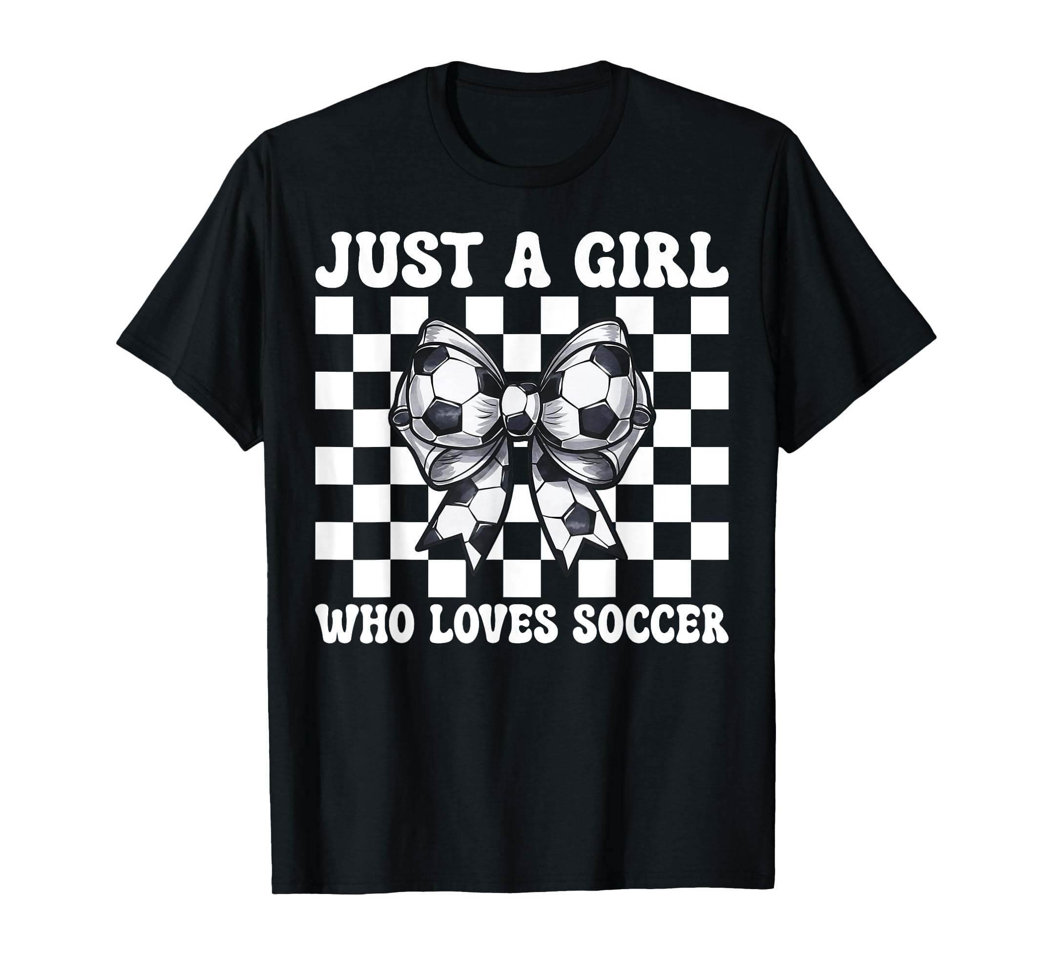 Just Who Loves Soccer Mom Coquette Bow T-Shirt - Graphic Print Unisex - T-Shirt, Sweatshirt, Hoodie