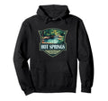 Hot Springs National Park Illustration Hoodie - Novelty Apparel Men Women - T-Shirt, Sweatshirt, Hoodie