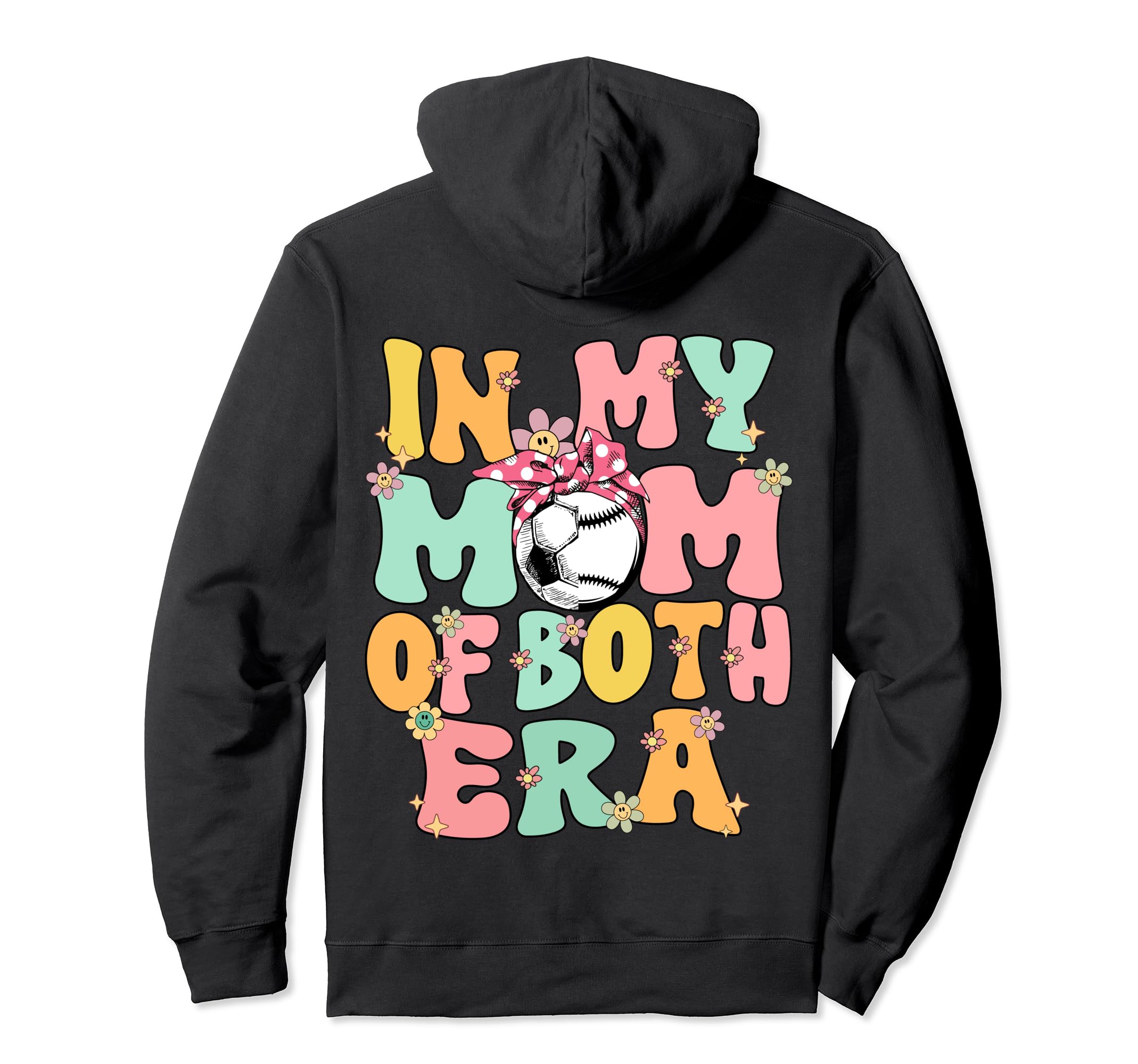 My Mom Both Era Baseball Soccer Mom Hoodie - Custom Art Print Men Women - T-Shirt, Sweatshirt, Hoodie
