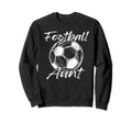 Football Aunt Family Matching Sweatshirt - Minimalist Print Men Women - T-Shirt, Sweatshirt, Hoodie