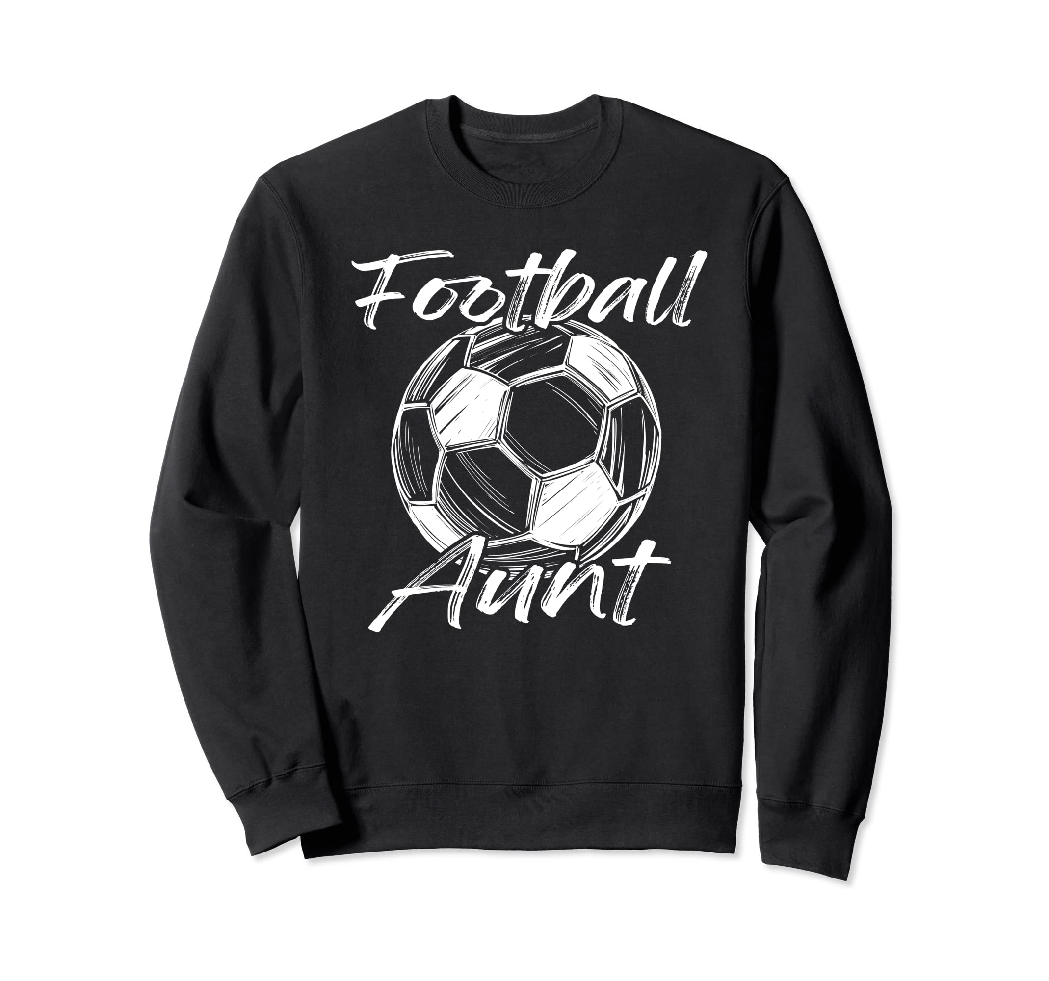 Football Aunt Family Matching Sweatshirt - Minimalist Print Men Women - T-Shirt, Sweatshirt, Hoodie