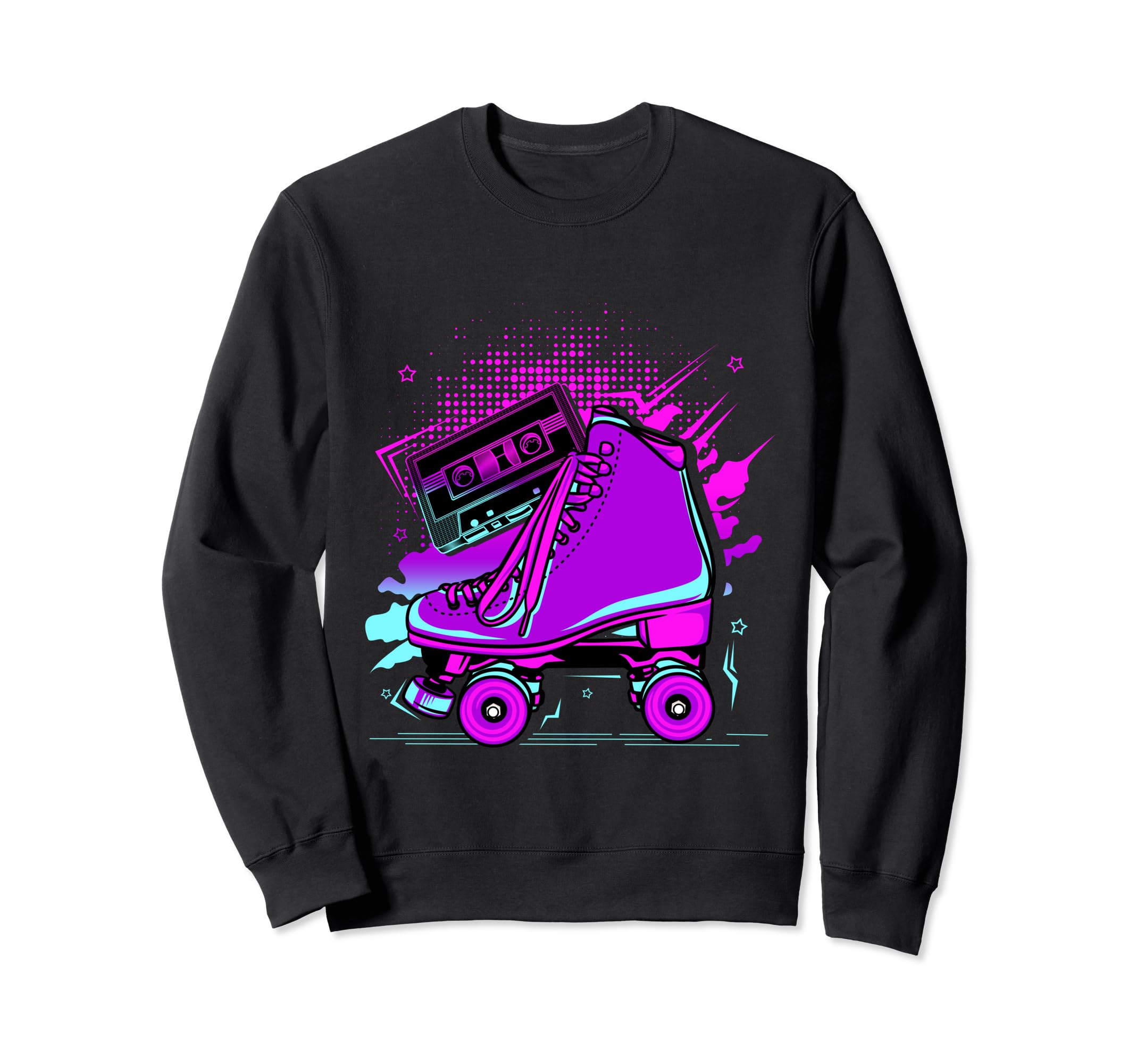 Roller Skates Fun Skating Lifestyle Sweatshirt - Trendy Graphic Unisex - T-Shirt, Sweatshirt, Hoodie