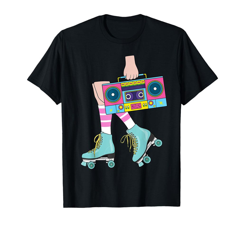 Roller Skating 80S Roller Funny T-Shirt - Casual Everyday Wear for Adults - T-Shirt, Sweatshirt, Hoodie