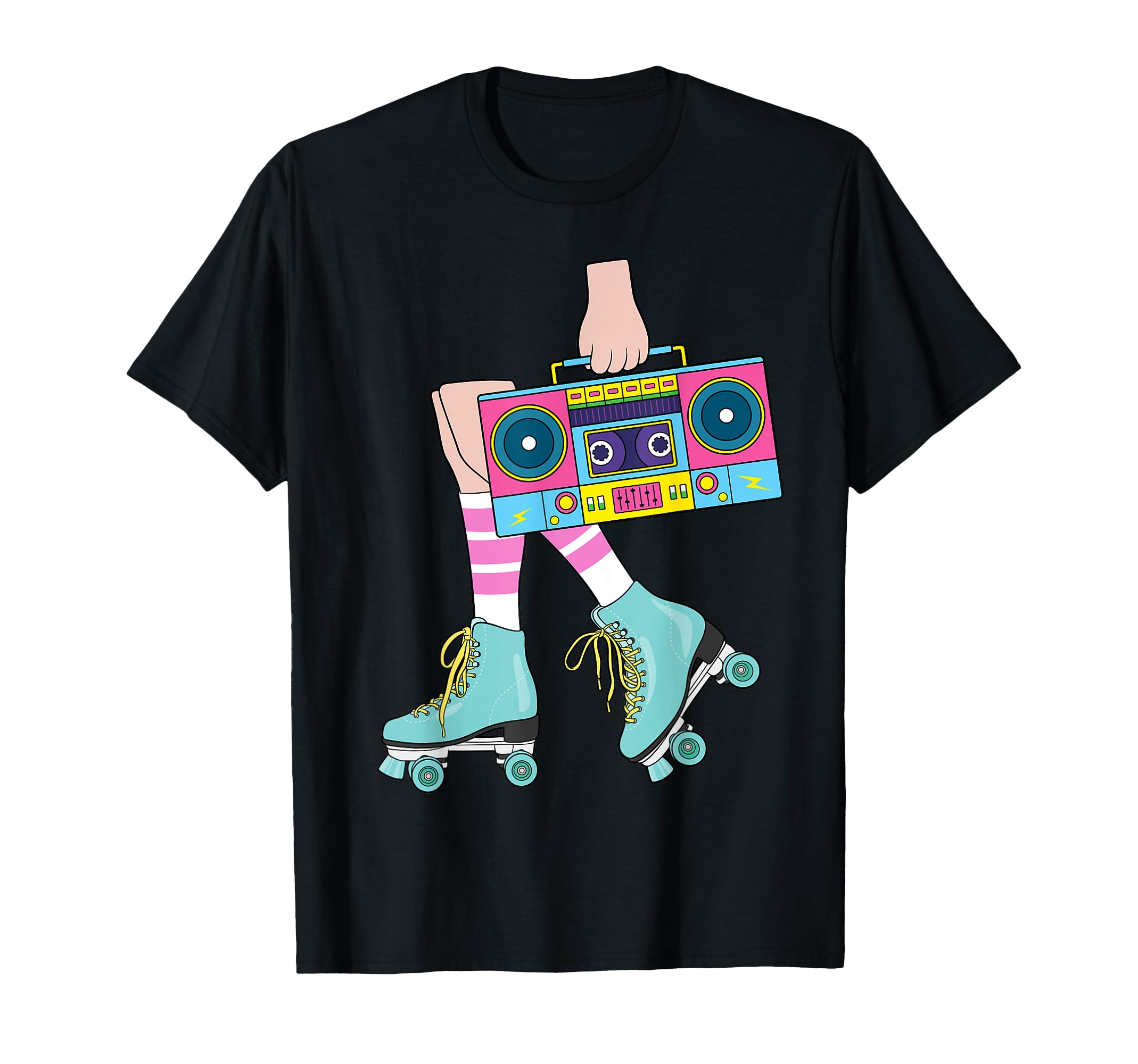 Roller Skating 80S Roller Funny T-Shirt - Casual Everyday Wear for Adults - T-Shirt, Sweatshirt, Hoodie
