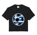 Soccer Ball Greek Flag Distressed T-Shirt - Trendy Graphic for Adults - T-Shirt, Sweatshirt, Hoodie