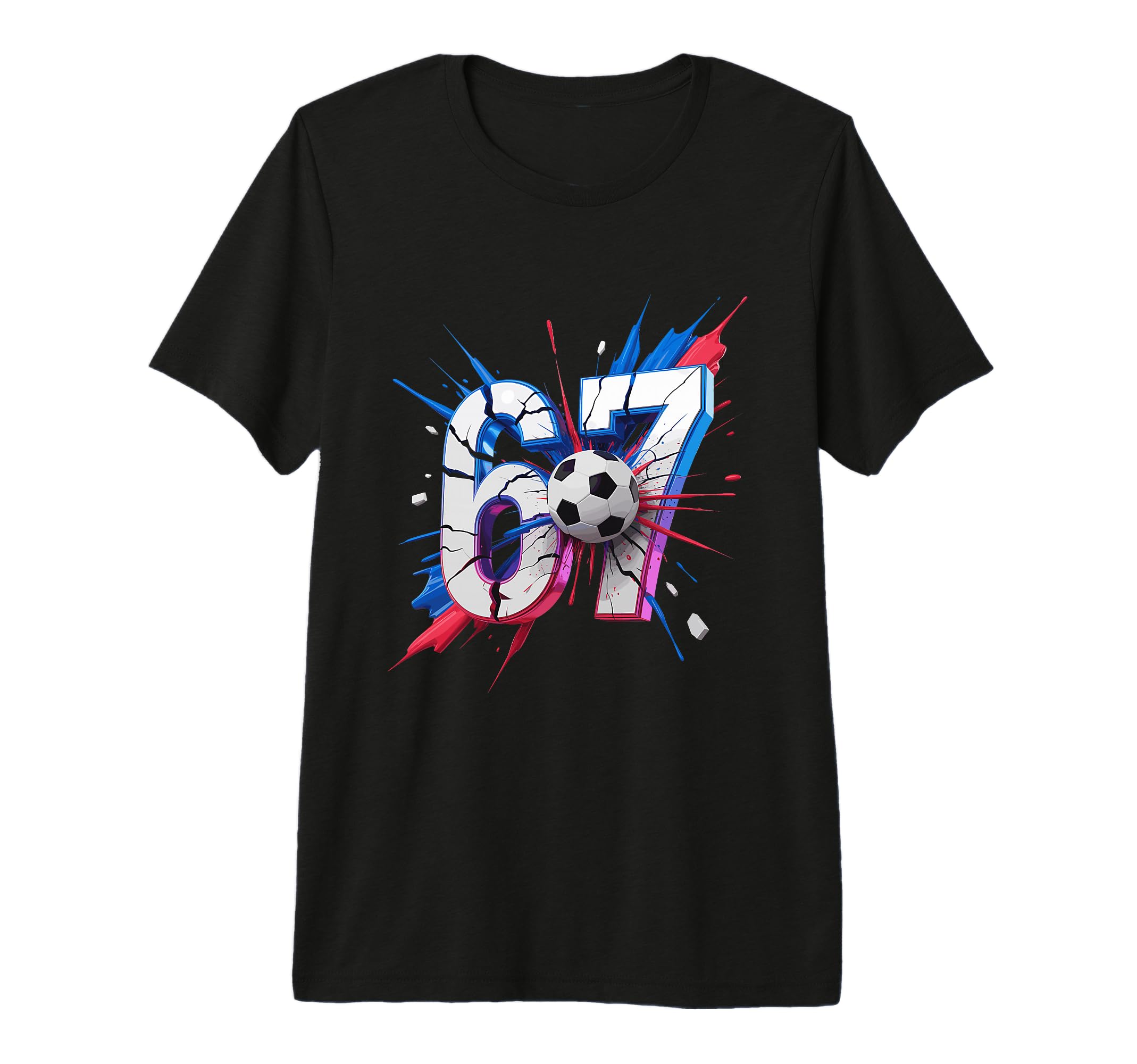 67 Soccer Smash Number Sixty Seven T-Shirt - Aesthetic Graphic Men Women - T-Shirt, Sweatshirt, Hoodie