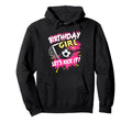 Birthday Lets Kick It Bday Soccer Player Hoodie - Unique Graphic Men Women - T-Shirt, Sweatshirt, Hoodie