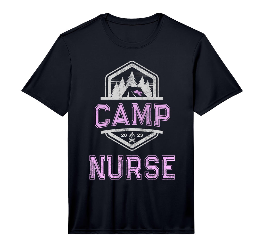Camp Nurse Summer Camping Staff T-Shirt - Fun Novelty Design for Adults - T-Shirt, Sweatshirt, Hoodie