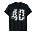 Soccer Player Number 40 Forty Soccer T-Shirt - Unique Graphic Men Women - T-Shirt, Sweatshirt, Hoodie