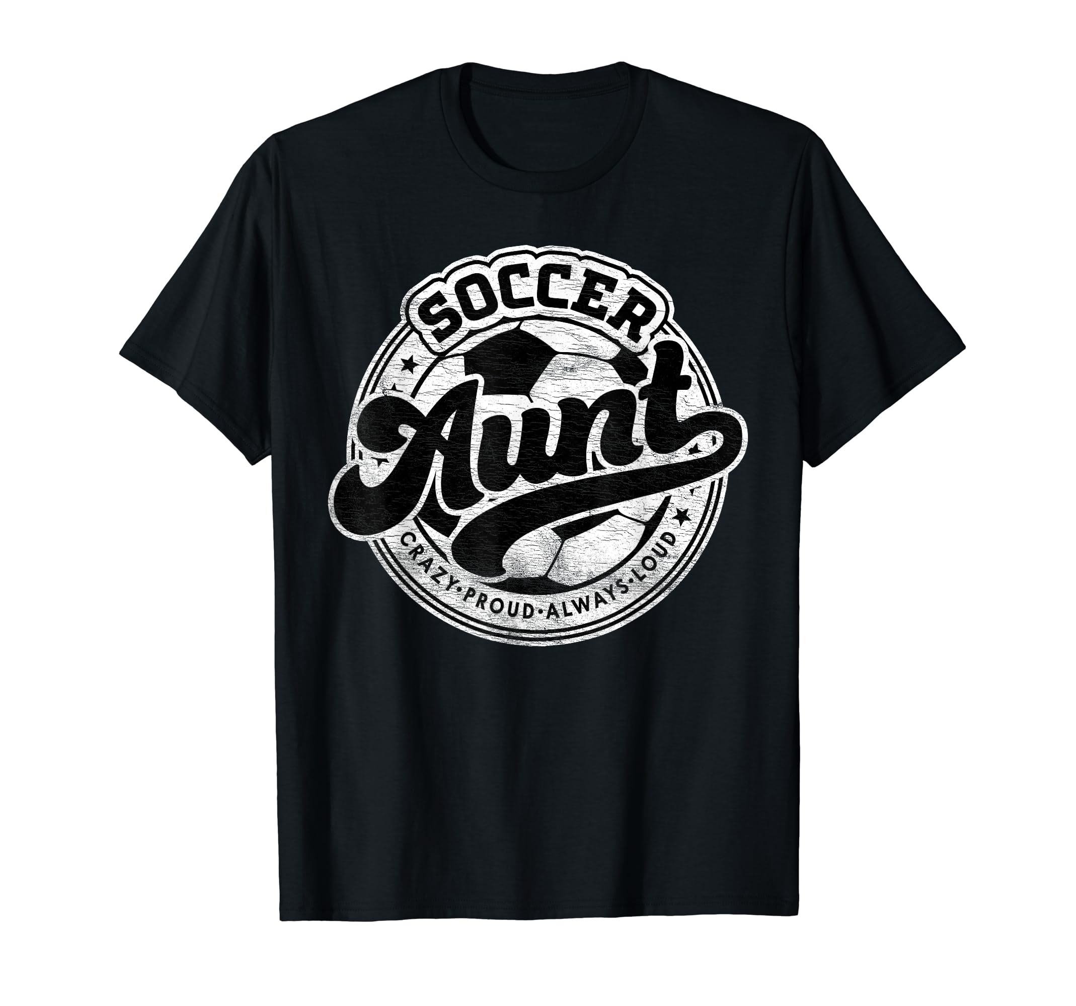 Soccer Aunt Family Matching Game Day T-Shirt - Trendy Graphic for Adults - T-Shirt, Sweatshirt, Hoodie
