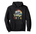 1974 Cassette Tape Nostalgia Hoodie - Streetwear Style Men Women - T-Shirt, Sweatshirt, Hoodie