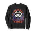 Football Vibes Exciting Happy Soccer Sweatshirt - Graphic Print Men Women - T-Shirt, Sweatshirt, Hoodie