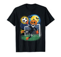 Pumpkin Head Goalkeeper Soccer T-Shirt - Streetwear Style Men Women - T-Shirt, Sweatshirt, Hoodie