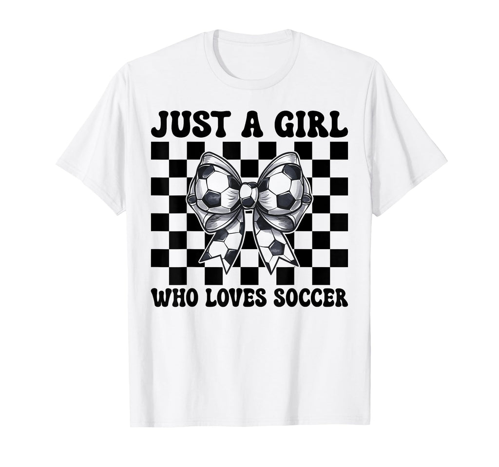 Just Who Loves Soccer Mom Coquette Bow T-Shirt - Custom Art Print Unisex - T-Shirt, Sweatshirt, Hoodie