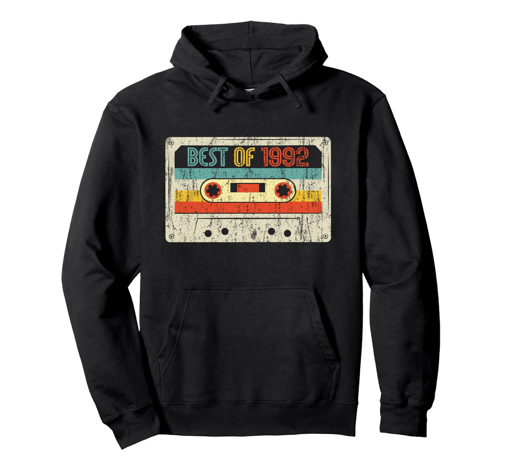 33Rd Birthday Gifts Best 1992 Cassette Hoodie - Trendy Graphic for Adults - T-Shirt, Sweatshirt, Hoodie