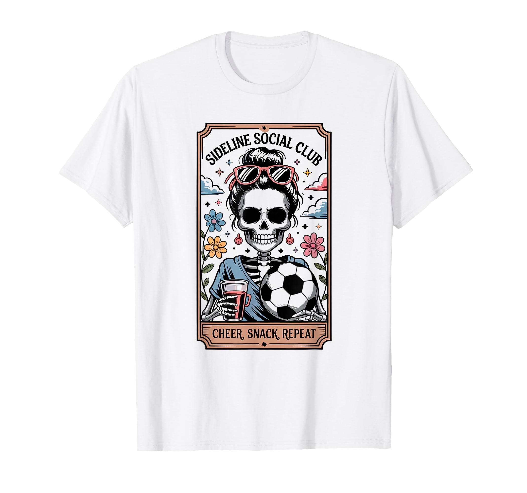 Sideline Social Club Soccer Mom Game Day T-Shirt - Trendy Graphic Unisex - T-Shirt, Sweatshirt, Hoodie