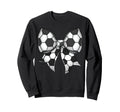 Soccer Ball Coquette Bow Soccer Ball Sweatshirt - Streetwear Style Unisex - T-Shirt, Sweatshirt, Hoodie