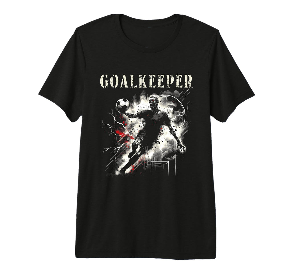 Zombie Goalkeeper Creepy Soccer T-Shirt - Trendy Graphic Men Women - T-Shirt, Sweatshirt, Hoodie