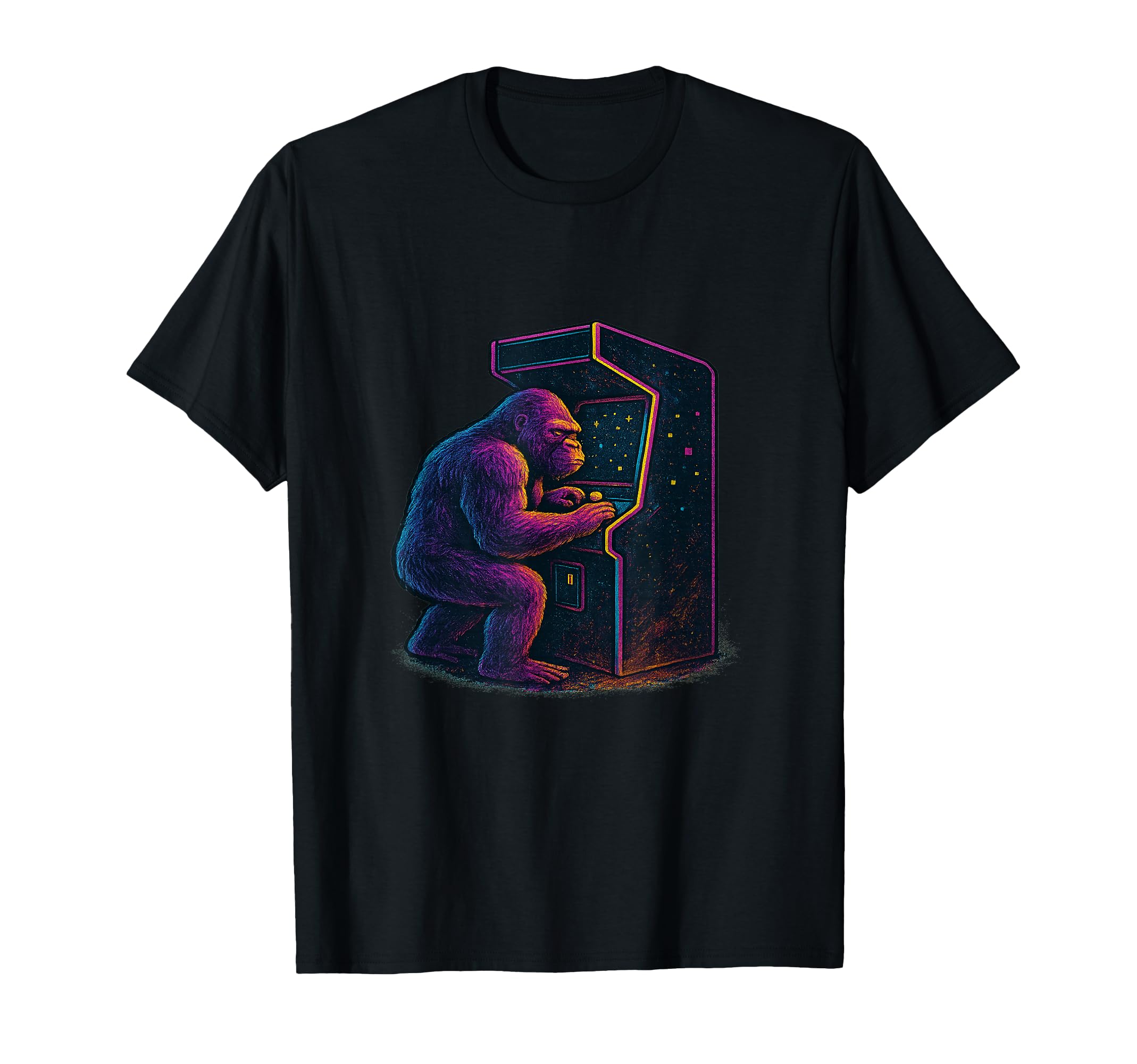 Gaming Gorilla Playing Arcade Game T-Shirt - Fun Novelty Design Unisex - T-Shirt, Sweatshirt, Hoodie