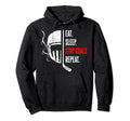 Eat Sleep Stop Goals Repeat Goalie Goal Hoodie - Trendy Graphic Unisex - T-Shirt, Sweatshirt, Hoodie