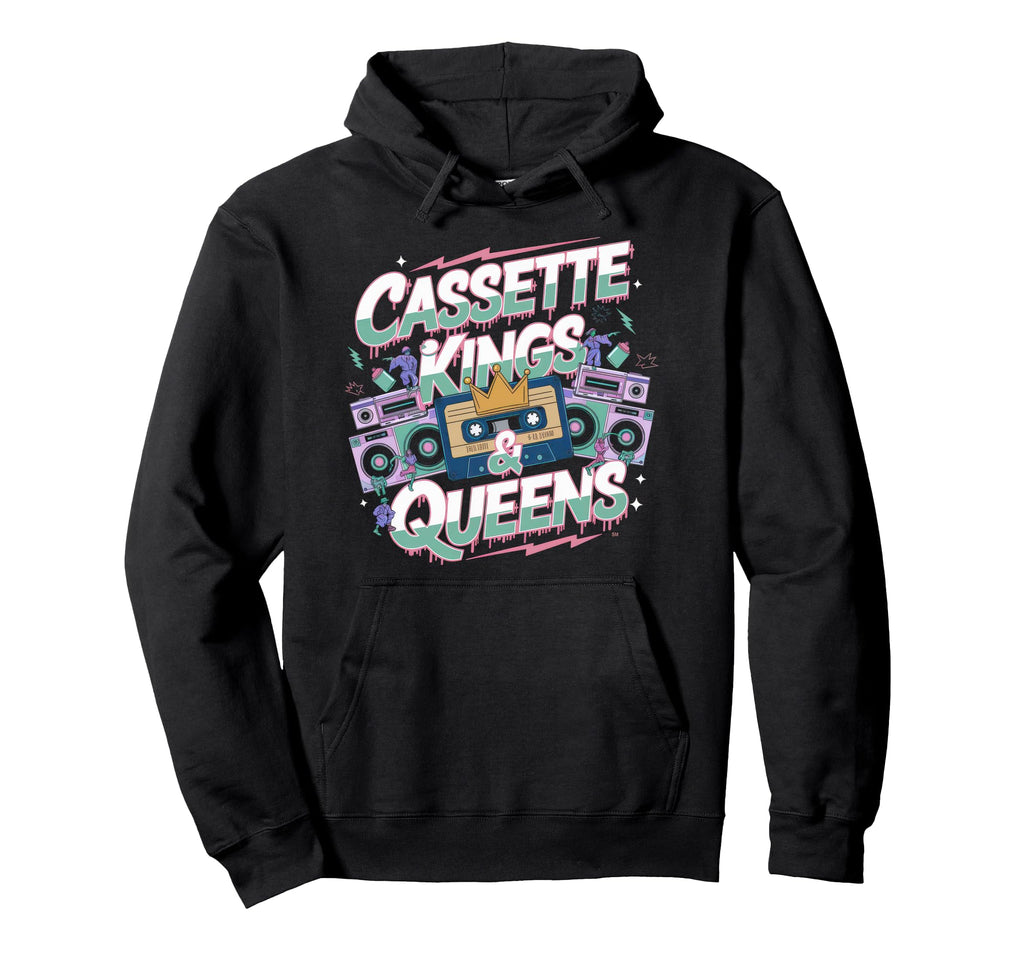 Cassette 80S 90S Party Mixtape Tape Hoodie - Minimalist Print Men Women - T-Shirt, Sweatshirt, Hoodie