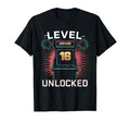 Level 16 Unlocked Video Game 16Th T-Shirt - Novelty Apparel Unisex - T-Shirt, Sweatshirt, Hoodie