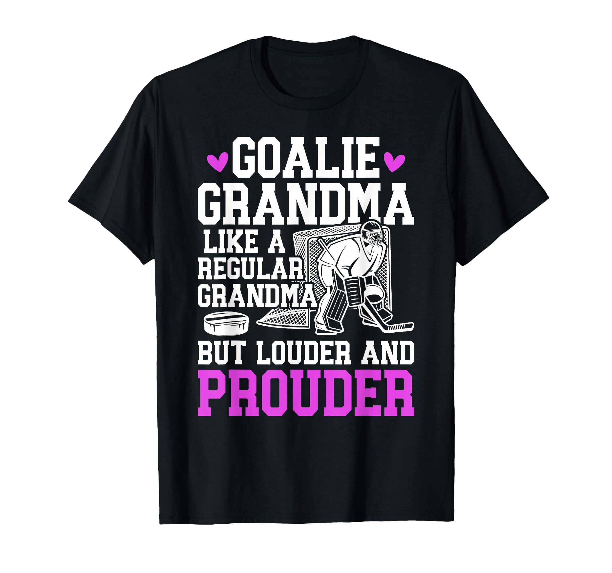 Hockey Goalie Grandma Definition T-Shirt - Unique Graphic for Adults - T-Shirt, Sweatshirt, Hoodie