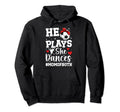He Plays She Dances Mom Both Dance And Hoodie - Graphic Print Unisex - T-Shirt, Sweatshirt, Hoodie